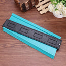 Plastic Irregular Shaper Profile Gauge Duplicator Contour Scales (Green)