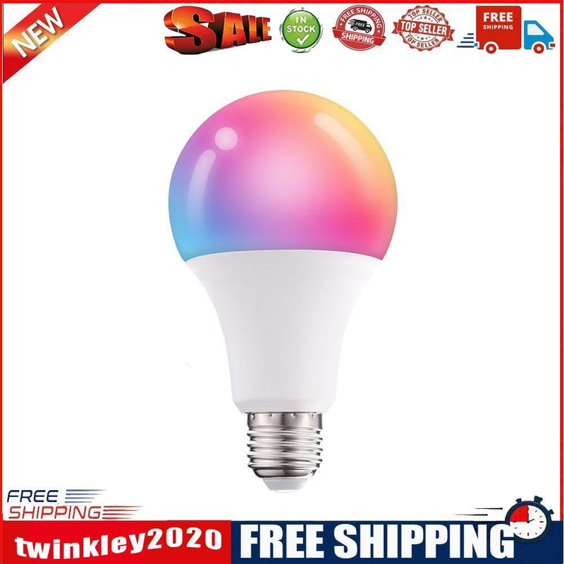 Tuya Smart Light Bulb 10W E27 RGB LED Lights 265V Mobile Control for Home