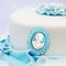 Woman Cameo Mirror Fondant Moulds Cake Decorating Mold Bakeware Sug Frame B3C7