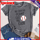 Independence Day Baseball Favorite Player Tea T-Shirt (Grey XXL)