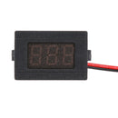 0.36inch LED Digital Voltmeter DC 4.5-30V Two Line Volt Meter(Red)