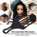 Hair Dressing Fork Comb Salon Strong Grip Wide Teeth Hairstyle Comb Hair Care