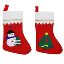 Christmas Tree Santa Claus Snowman Sock Kids Gift Bag Decoration Ornaments