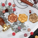 100pcs Retro Octagon Fire Painting Pills Sealing Wax Granules Stamping Envelopes