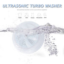 Mini Ultrasonic Turbo Washing Machine Removes Dirt Travel Washer (White) Newly
