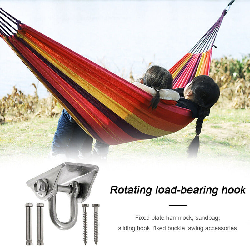 304 Stainless Steel Load-bearing Slide Hook Rotary Hammock Ceiling Hanging Ho