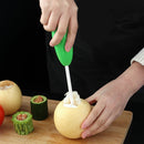 4x Fruit Corer Remove Slicer Digging Vegetable Spiral Cutter Kitchen Gadget