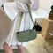 Alligator Pattern Handbag Tote Women Leather Underarm Shoulder Bag (Green)
