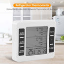 Wireless Digital Audible Alarm Refrigerator Thermometer with 2pcs Sensor