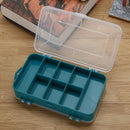 13 Grid Clear Instrument Box Both Sided Plastic ToolBox Organizer B