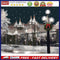 Castle in Snow Colouring Oil Canvas Picture DIY Hand Painted Paint By Number Kit
