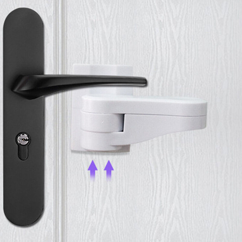Anti-open Handle Lock Protection Device for Children Safety Door Lever Lock