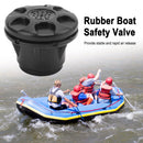 PVC Release Deflate Air Valve for Inflatable Boat Raft Dinghy Kayak (Black)