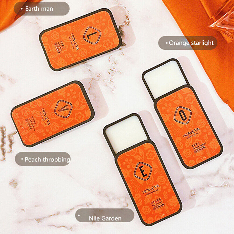 Unisex Apply Perfume Set Mini Solid Perfume Kit Push Cover Use for Birthday Gift