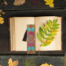 DIY Special Shaped Diamond Painting Leather Bookmark with Tassel Office Supplies