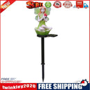 Solar Flower Fairy Light Outdoor Pixie Lawn Stake Lamp Garden Decor (Green)