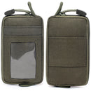 EDC Mini Key Wallets Holder Coin Purses Pouch Pocket Keychain Zipper Case Pack