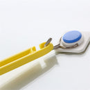 Plastic S Type Cleaning Brush Toilet Brush Cleaning Scrubber Curved Handle