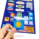 Daily Hanging Bag Chart Board Schedule Pocket Chart Kids Calendar Education