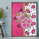 Special Shaped Crystal Pink flower Full Drill Diamond Painting