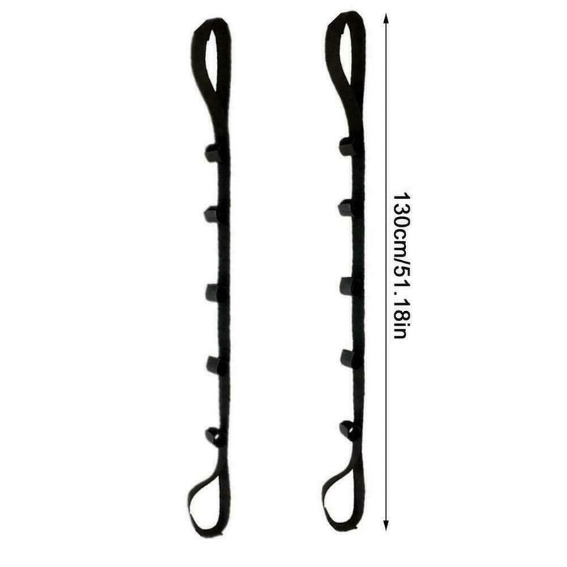 2X Car Fishing Rod Rack Strap Storage Holder Vehicle Carrier Belt Tackle Z7Y1