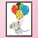 Partial Embroidery Little Mouse DIY Stamped Canvas 14CT Needlework Sets Gifts