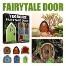 2022 T ree Decor Home Art Window Dwarfs Fairy Tale Door Mini Garden Decoration