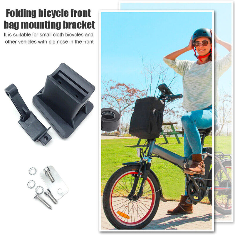Bicycle Front Shelf Carrier Bag Block Rack Bracket for Brompton Folding Bike