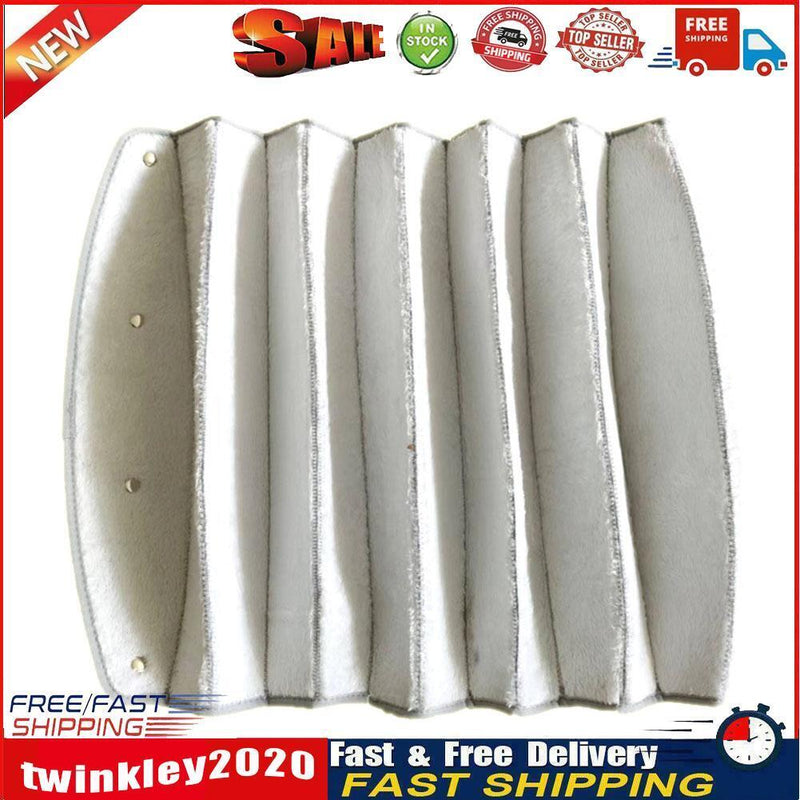 Foldable Cat Litter Box Breathable Kitten Pet Kennel Tunnel House (White) Newly