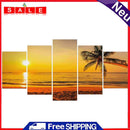 Ornamental Tropical Sunset Oil Painting Wulian Picture Art Craft Decoration Draw