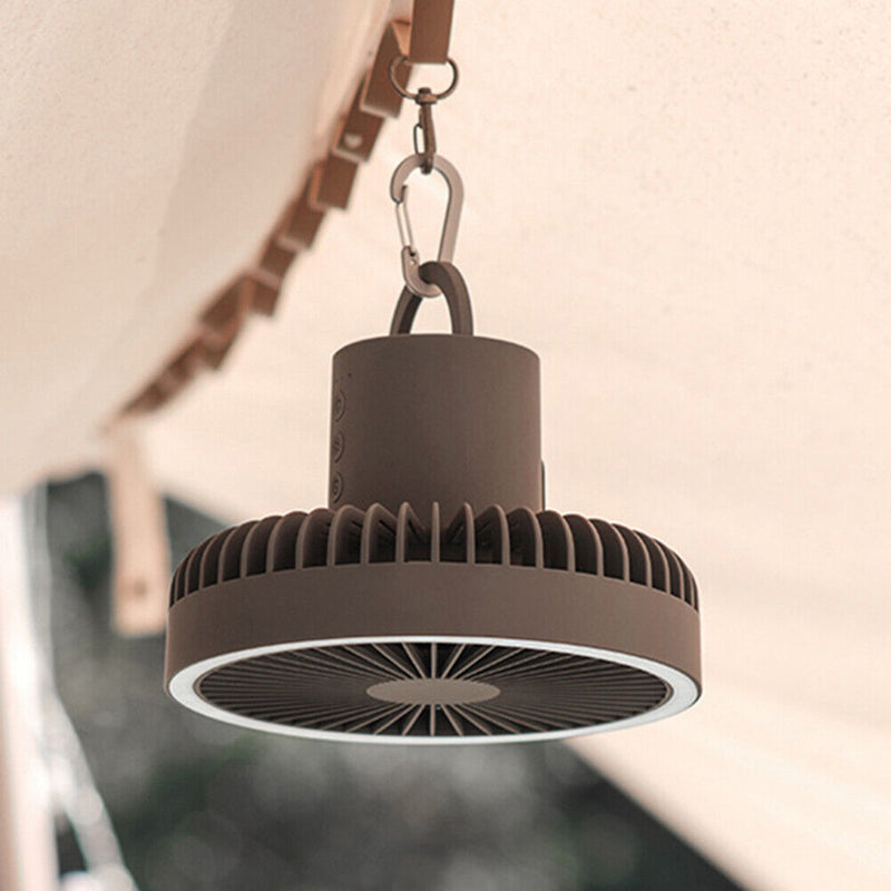 Desk Tripod Stand Air Cooling Fan with Night Light USB Outdoor Ceiling Home