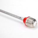 E27 LED Light Bulb Holder Universal Flexible Extension Lamp Socket (Red) Newly
