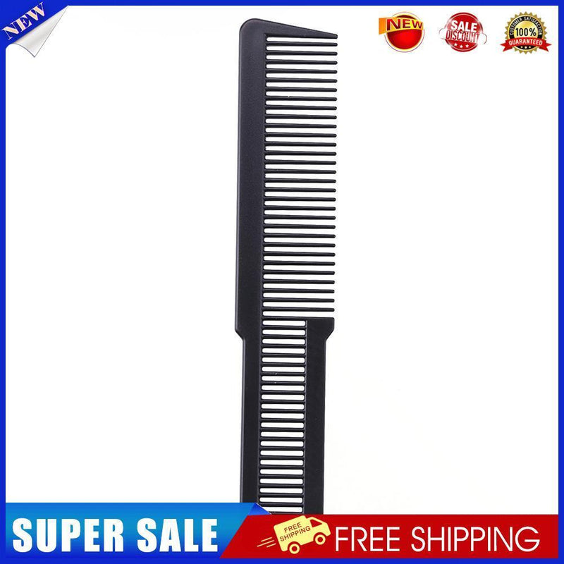 Hairdressing Carbon Anti-static Comb Wide Tooth Hair Clipper Comb (Black)