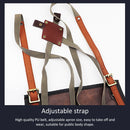 Hairdresser Leather Work Clothes Salon Barber Shop Multi Pockets Denim Apron