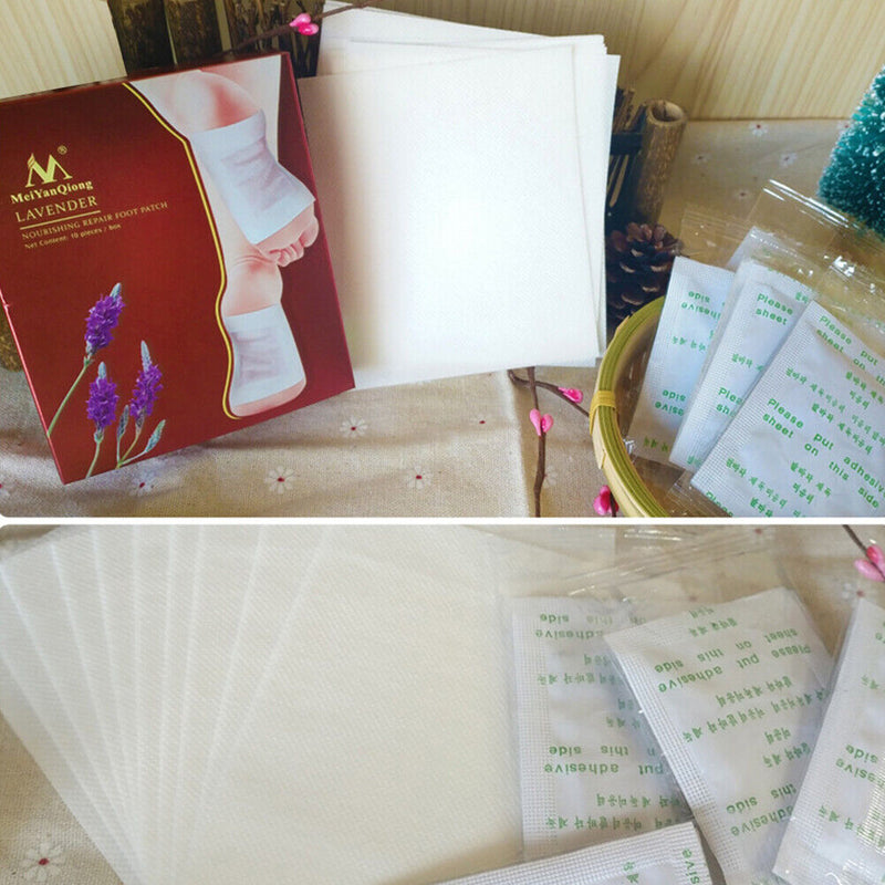 Anti-edema Lavender Foot Pad Stress Relieve Feet Treatment Body Toxins Clea