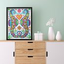 5D DIY Diamond Painting Hippo Partial Special Shape Drill Animal Picture Decor