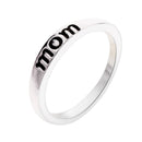 Women Fashion Accessories Jewelry Mom Letter Ring Family Mother's Day Gift
