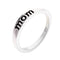 Women Fashion Accessories Jewelry Mom Letter Ring Family Mother's Day Gift