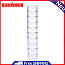 Plastic Round Finger Sponge Daubers Storage Box Organizer Case DIY Drawing Craft
