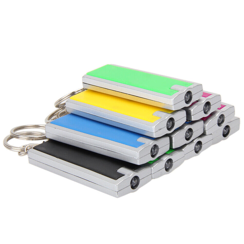 10pcs Mini LED Light Flashlight Camping Flashlight Ring Keychain - LA