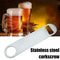 Bottle Opener Flat Bartender Professional Steel Beer I3Z4 Bartender V9K1 J4A9
