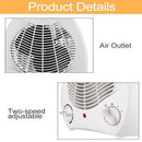 Ceramic Radiator Electric Fan Electric Hot Warm Space Heater Hot Warm Air