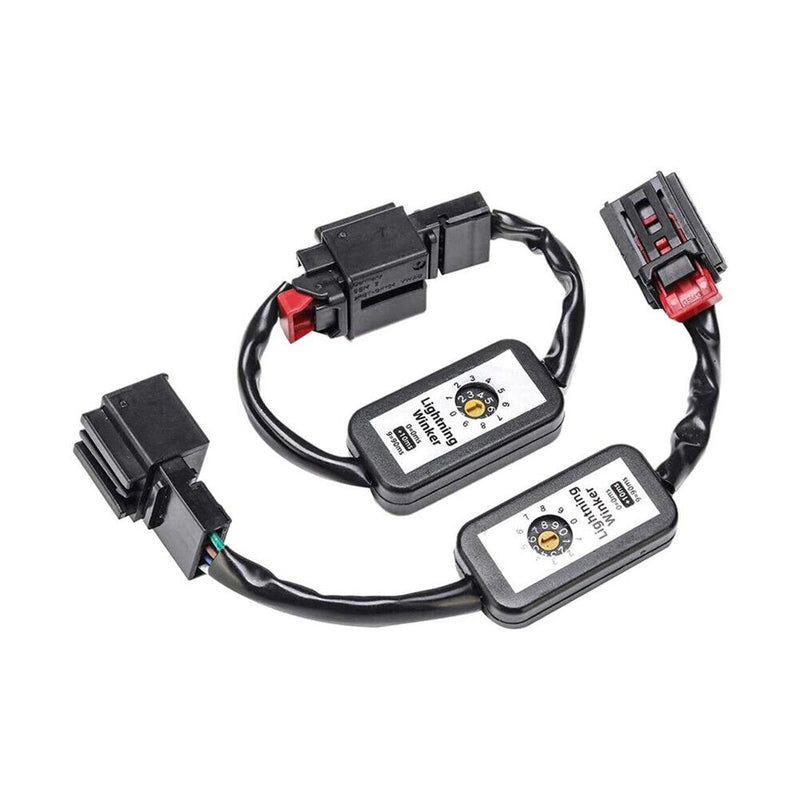 2pcs Dynamic Turn Signal LED Taillight Module Cable Wire Harness for Golf