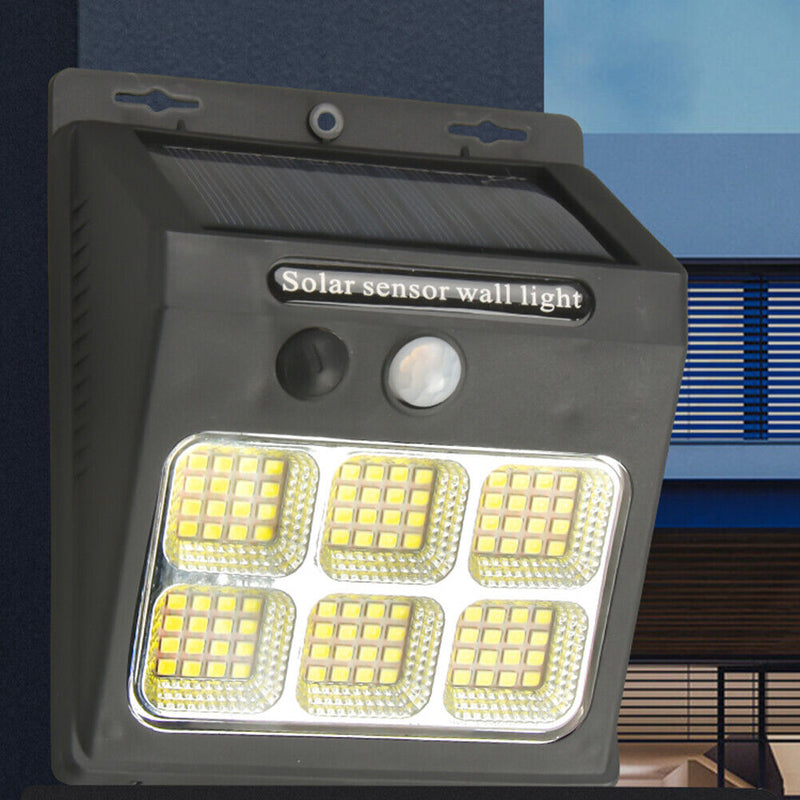 LED COB Solar Lights Outdoor Motion Sensor Waterproof Street Wall Lamps (C)
