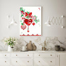 5D DIY Special Shaped Diamond Painting Heart Cross Stitch Kit Home Bedroom Decor