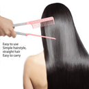 Portable V Type Hair Straightener Comb Folding DIY Hair Styling Clip Tool Newly
