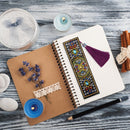 DIY Special Shaped Diamond Painting Creative Leather Bookmarks with Tassel