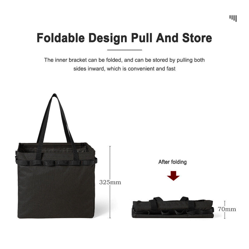Camping Tool Bag Folding Outdoor Large-capacity Tote Bag Picnic Firewood Handbag