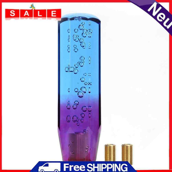 Universal Car Gear Shift Knob Octangle Crystal Bubble Manual Gear Stick Shifter