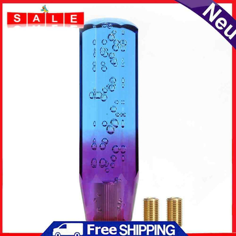 Universal Car Gear Shift Knob Octangle Crystal Bubble Manual Gear Stick Shifter
